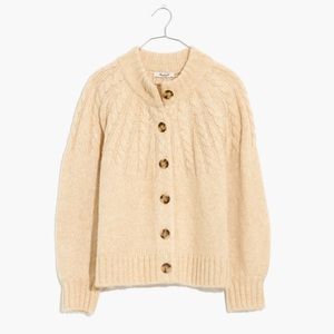 Madewell Harwood Cableknit Sweater